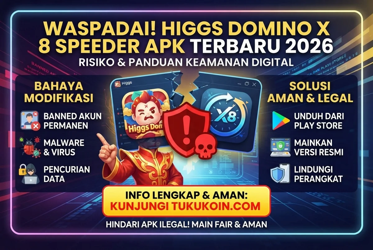 Cara Install dan Risiko Menggunakan Higgs Domino X8 Speeder APK Terbaru 2026
