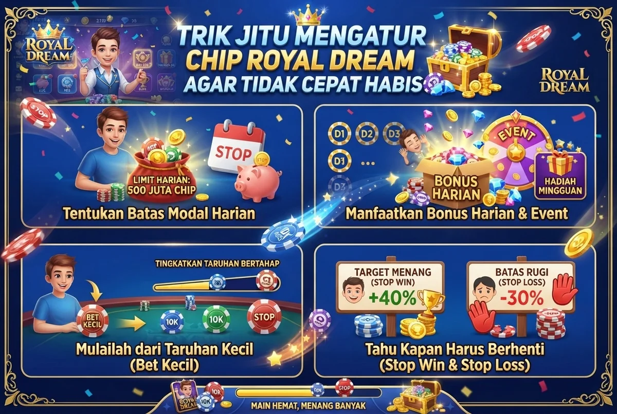 Trik Jitu Mengatur Chip Royal Dream Agar Tidak Cepat Habis